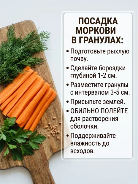 Морковь драже Королева осени семена 