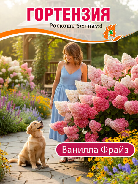 Гортензия Ванилла Фрайз (метельчатая)  саженцы 