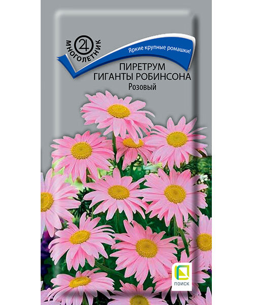 Пиретрум Гиганты Робинсона Розовый семена