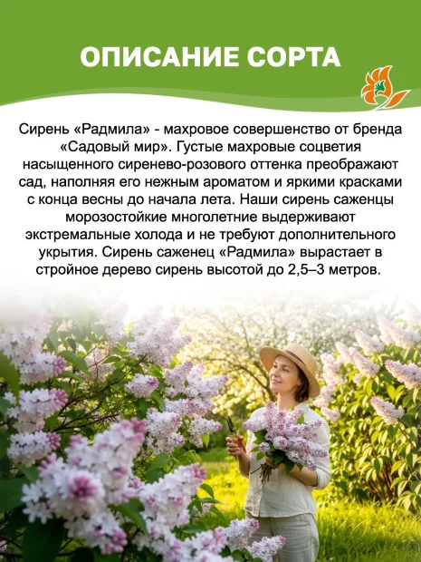 Сирень Радмила (обыкновенная) саженцы 