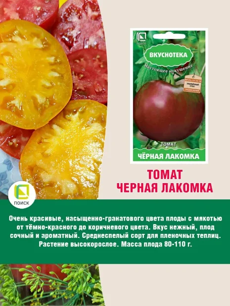 Томат Чёрная Лакомка семена 